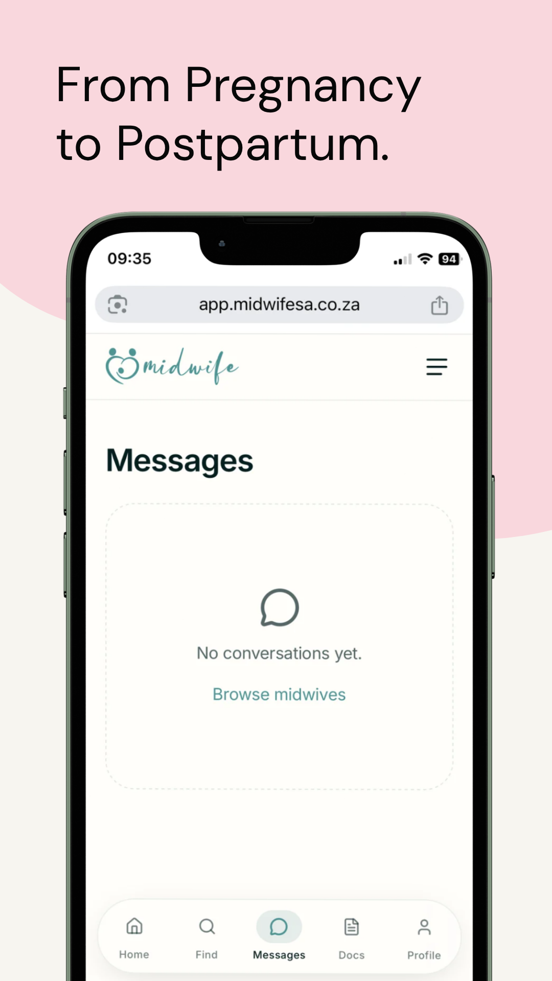Midwife SA — Continuous care from pregnancy to postpartum